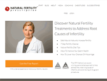 Tablet Screenshot of natural-fertility-prescription.com